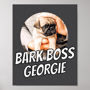 Póster Jefe ladrador Mascota Perro Foto Moderno Simple Co