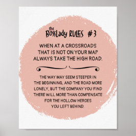 Póster Jefe Lady Regla 3 toma el camino