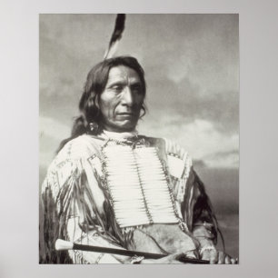 Póster Jefe rojo de la nube (1822-1909) 1880 (foto de