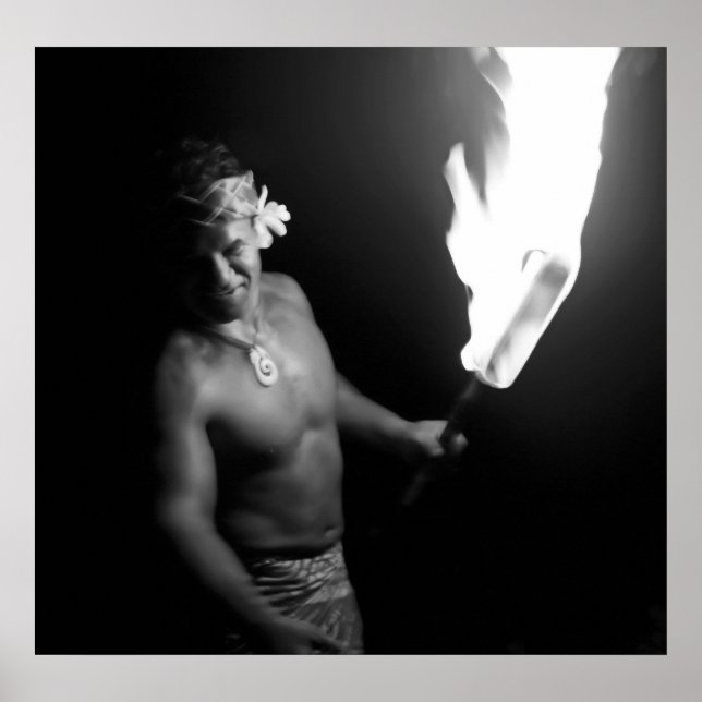 Póster JEFE SAMOANO con TORCH (Frente)