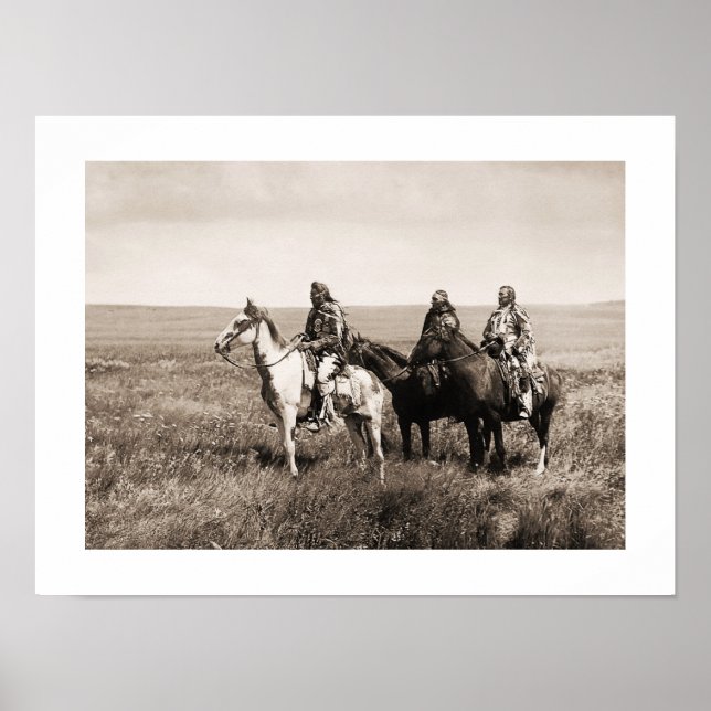 Póster Jefes Piegan Blackfeet (Frente)