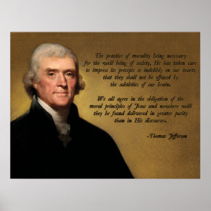 Póster Jefferson Christian Moral
