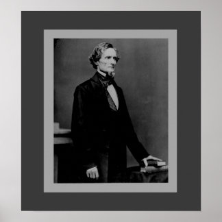 Póster Jefferson Davis - Presidente de la Guerra Civil