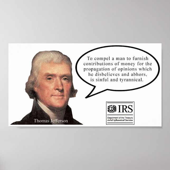 Póster Jefferson Quote poster (Frente)