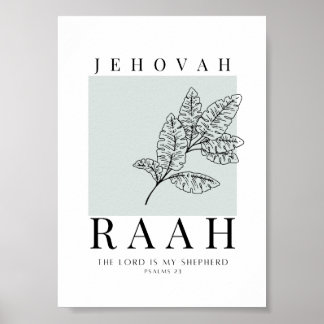 Póster Jehová Raah Printable