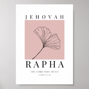 Póster Jehová Rapha Impresible