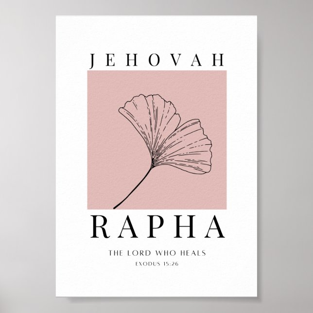 Póster Jehová Rapha Impresible (Frente)