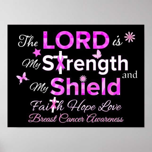 Póster JEHOVAH es mi fuerza (Frente)