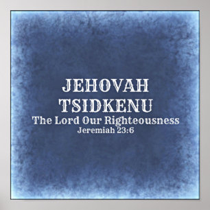 Póster Jehovah Tsidkenu