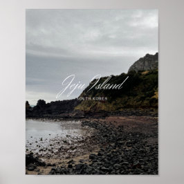 Póster Jeju - Isla Jeju - Isla de Corea del Sur - 제 주 도 -