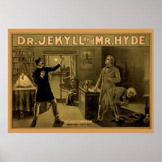 Póster Jekyll & Hyde - Poster de teatro