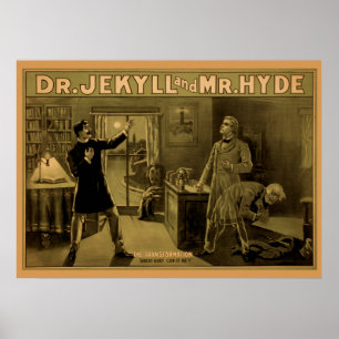 Póster Jekyll y Hyde - poster del teatro