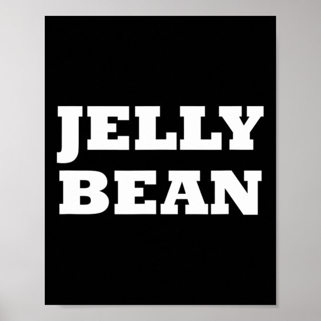 Póster Jelly Bean Halloween Easy Costume Cute Divertido F (Frente)
