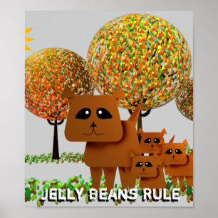 Póster Jelly Beans Rule