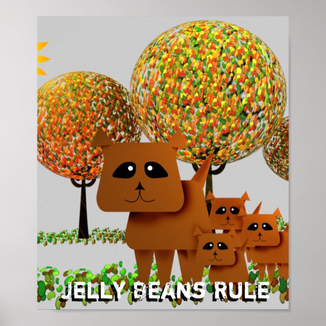 Póster Jelly Beans Rule (Frente)