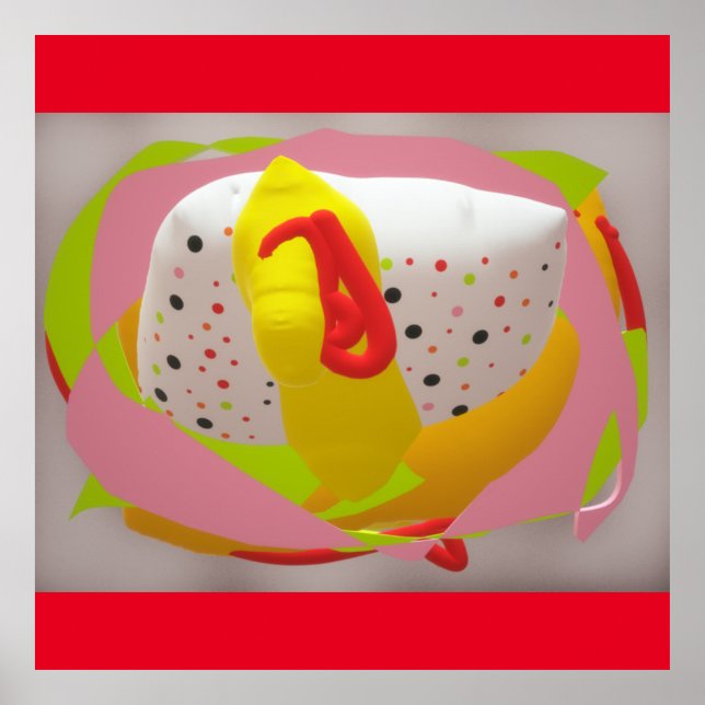 Póster Jelly Candy Sweet Baby Hug Love Soft Cushion (Frente)