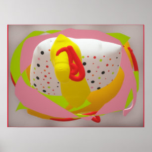 Póster Jelly Candy Sweet Baby Hug Love Soft Cushion Art