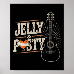 Póster Jelly de mujer personalizado nombre de pila cumple