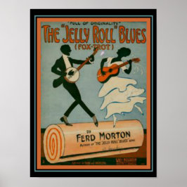 Póster "Jelly Roll Blues", cubierta musical de la Hoja de