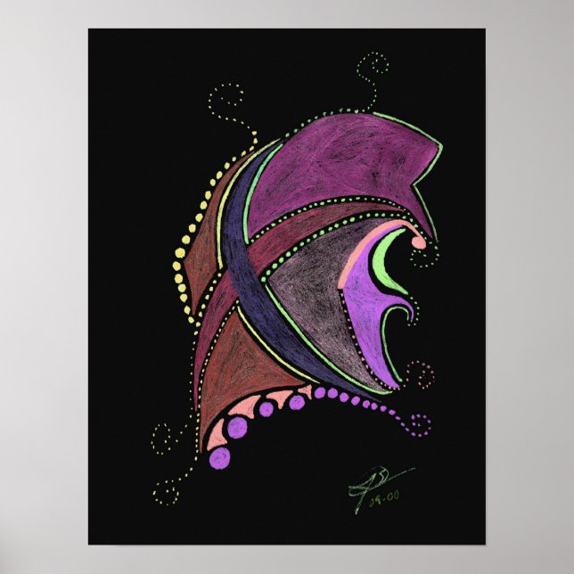 Póster Jellyfish - Bella Artes impreso (Frente)