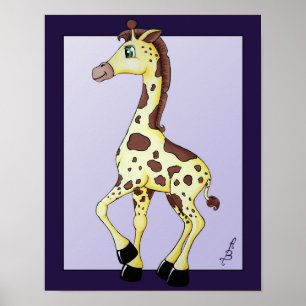 Póster Jengibre la Jirafa