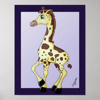 Póster Jengibre la Jirafa