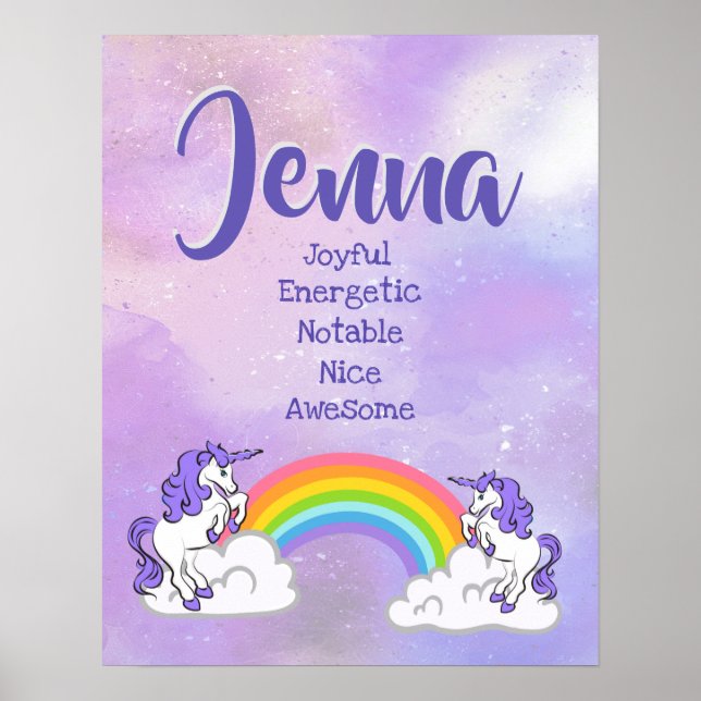 Póster Jenna Name Poster (Frente)