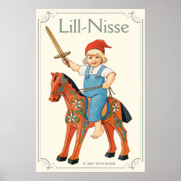 Póster Jenny Nyström Lill-Nisse yendo a la guerra CC0316