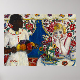 Póster Jenny y Genevieve, 1915 por Florine Stettheimer