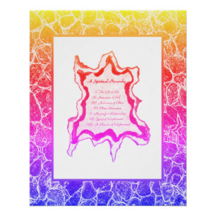 Póster Jerarquía espiritual