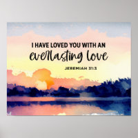 Jeremías 31:3 Te he amado Biblia Verse