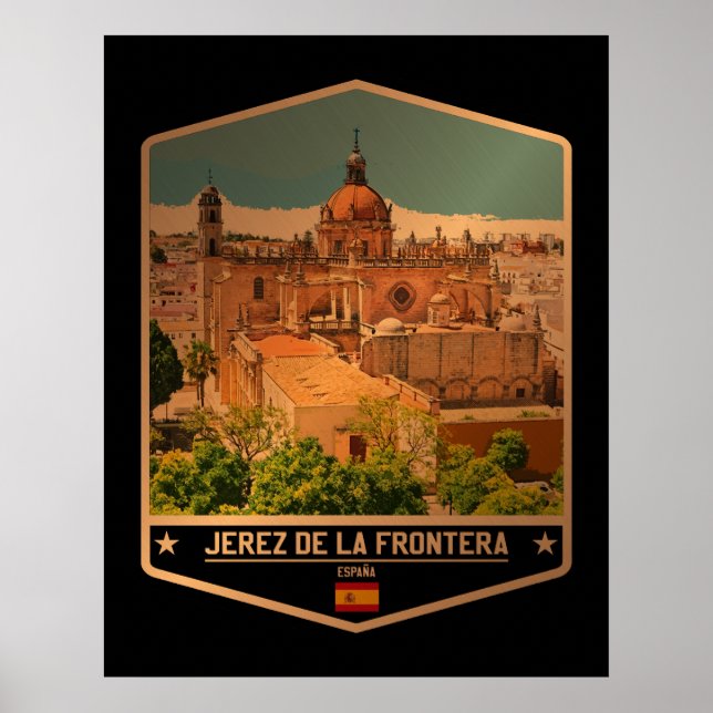 Póster Jerez de la Frontera (Frente)