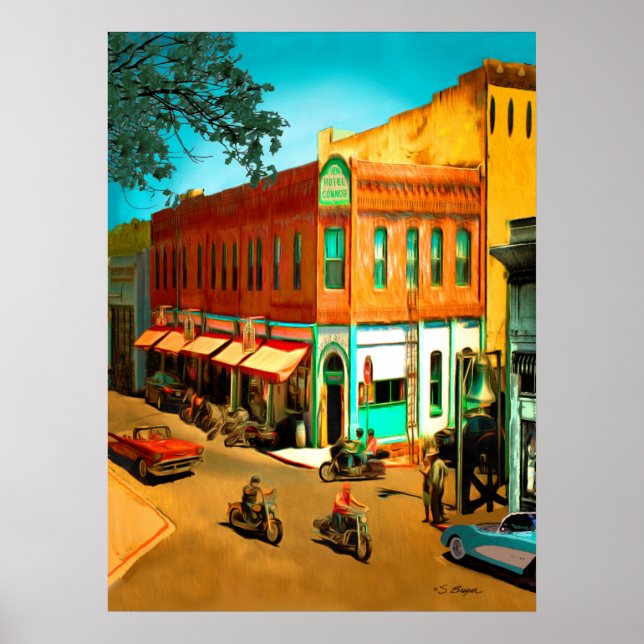 Póster "Jerome AZ"  "Connor Hotel"' Jerome Connor Hotel (Frente)