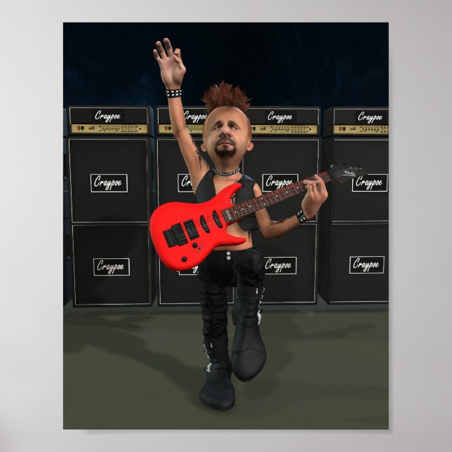 Póster Jerry de los Punksters. (Frente)