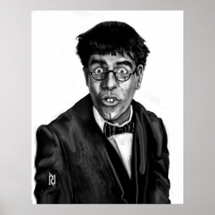 PÓSTER JERRY LEWIS; QUÉ CARÁCTER MALO