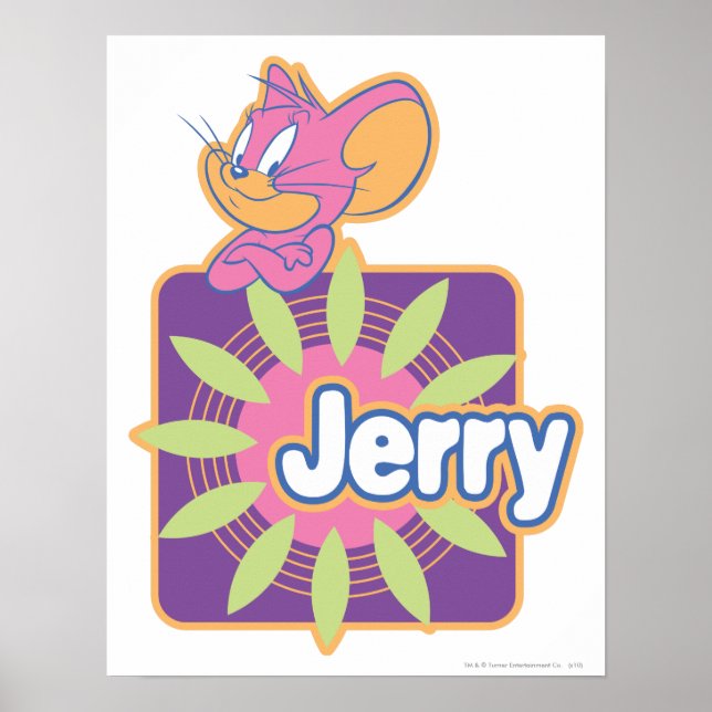 Póster Jerry Neon Mouse (Frente)