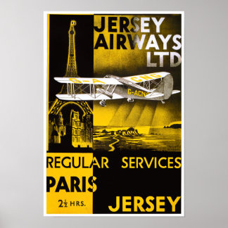 Póster Jersey Airways