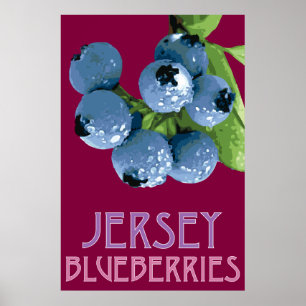 Póster Jersey_Blueberries