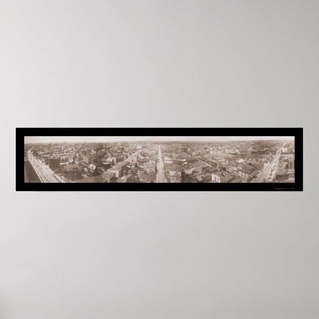 Póster Jersey City NJ Panview Photo 1909 (Frente)