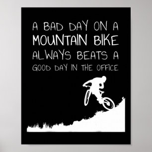 Póster Jersey de Ciclismo de Montaña en Bicicleta y Camis
