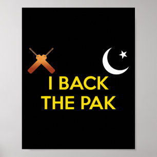 Póster Jersey de cricket de Pakistán I Ck