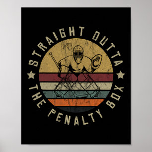 Póster Jersey de portero de jugador de hockey sobre hielo