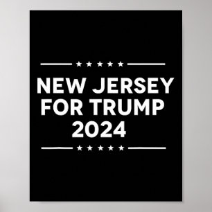 Póster Jersey Para Trump 2024