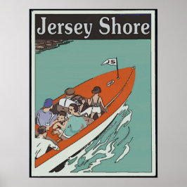 Póster Jersey Shore, barco