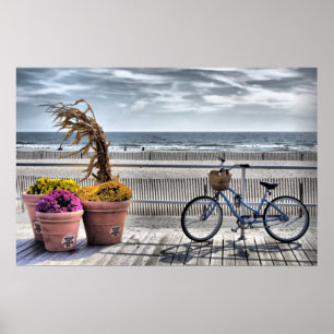 Póster Jersey Shore Boardwalk HDR