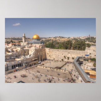 Póster Jerusalem Western Wall