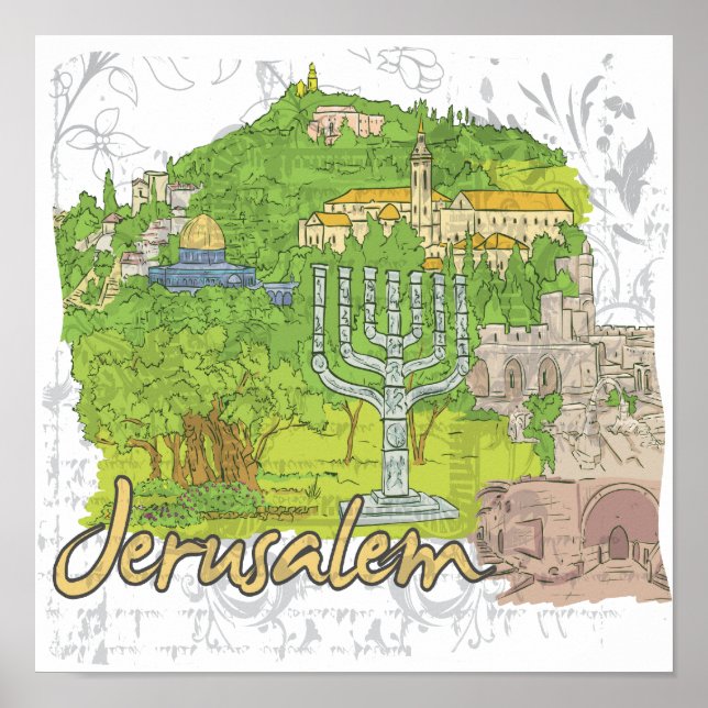 Póster Jerusalén (Frente)