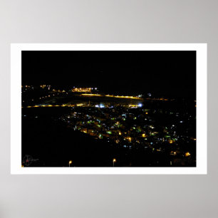 Póster Jerusalén de noche