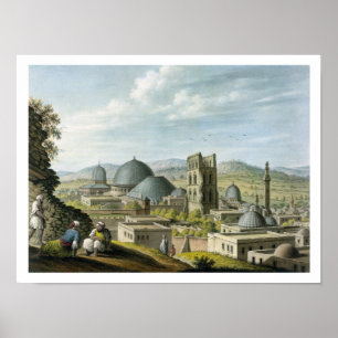 Póster Jerusalén del oeste, pub. por los vatios de