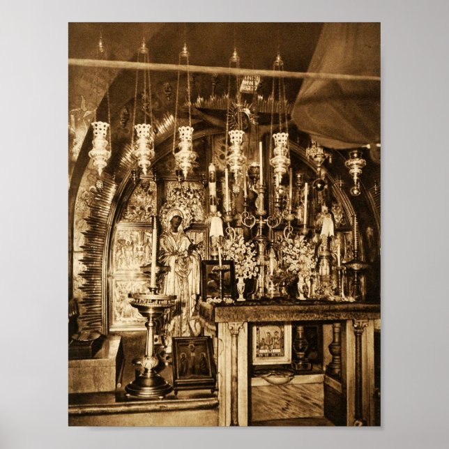 Póster Jerusalén - Iglesia del Santo Sepulcro (Frente)